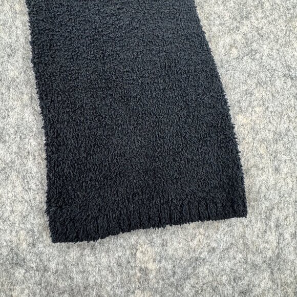 SKIMS Fuzzy Teddy Black Wide Leg Lounge Pants Size XXS/XS Stretch - Picture 2 of 12